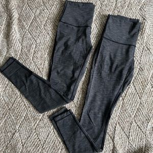 Two barely worn Lulu everlux leggings